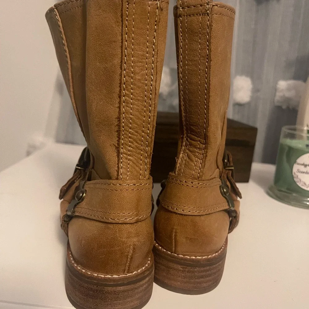Gianni Bini Girls Harness Moto Crosbie Boots Size 5.5‎